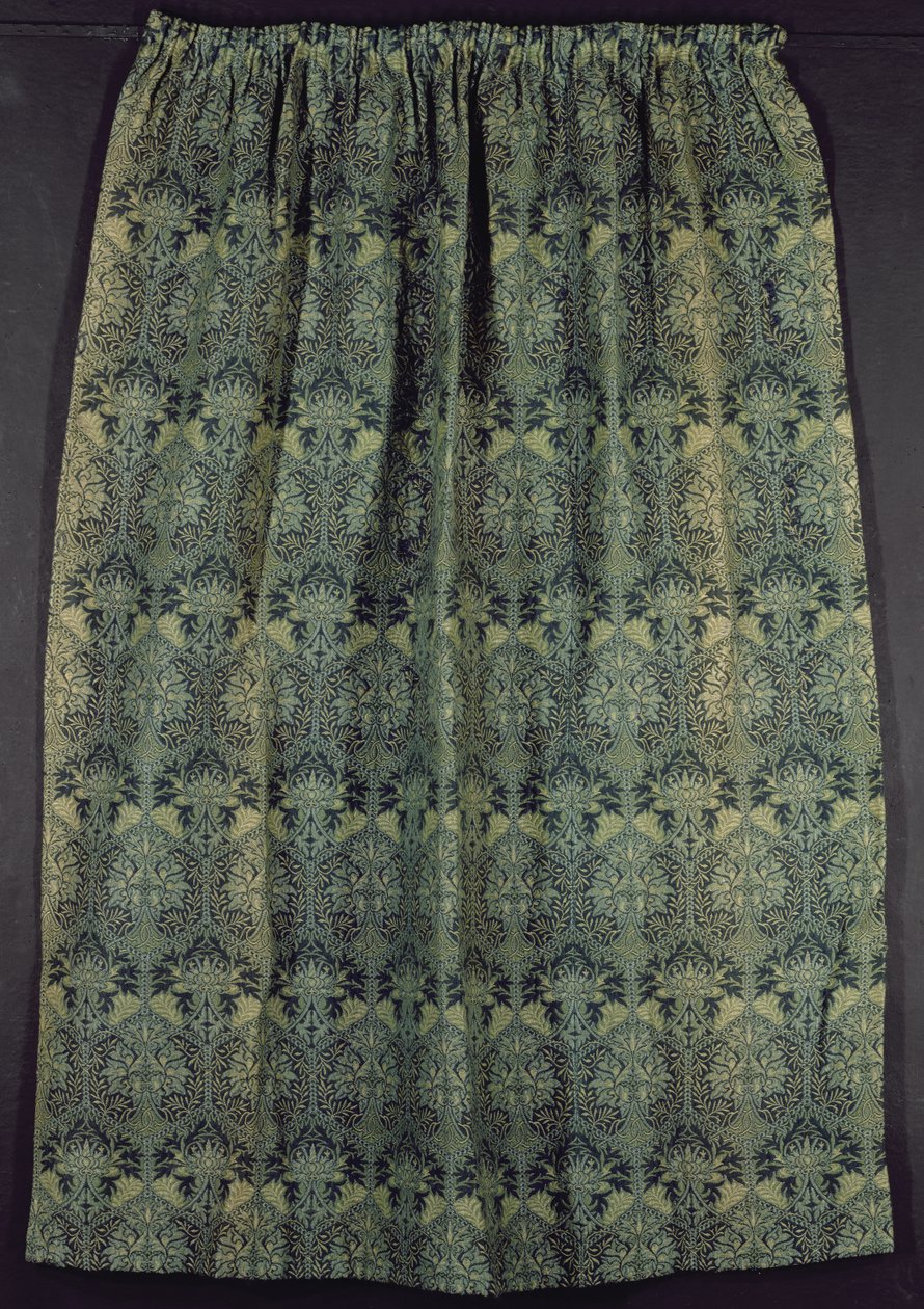 Zasłona z motywem plastra miodu (gobelin) autorstwa William Morris