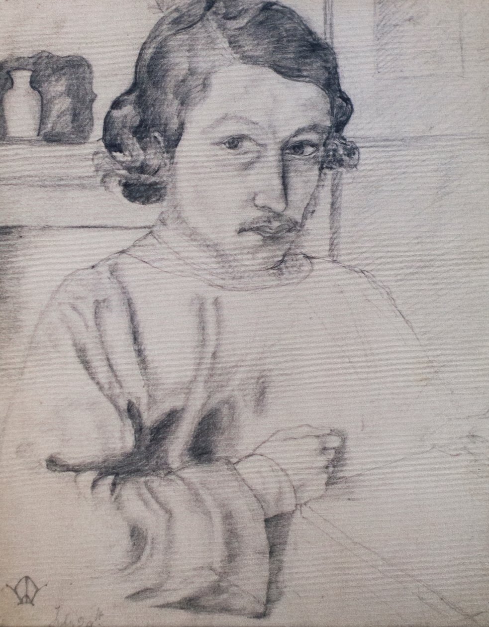 Morris, jakim siebie widział, w wieku 22 lat autorstwa William Morris