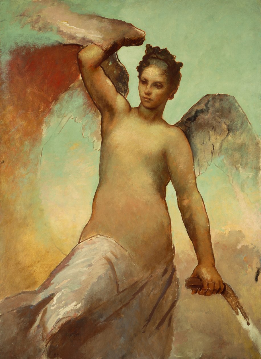 Fortuna, Studium do „Odkrywcy”, ok. 1878 (olej na płótnie) autorstwa William Morris Hunt