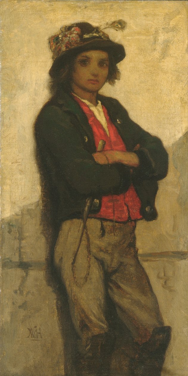 Włoski chłopiec autorstwa William Morris Hunt