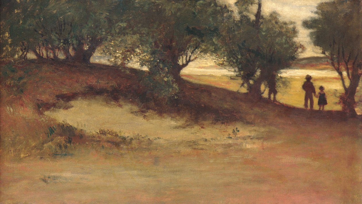 Ławica piasku z wierzbami, magnolią autorstwa William Morris Hunt