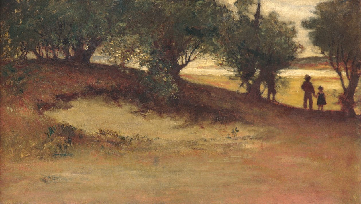 Ławica Piasku z Wierzbymi, Magnolia, 1877. autorstwa William Morris Hunt