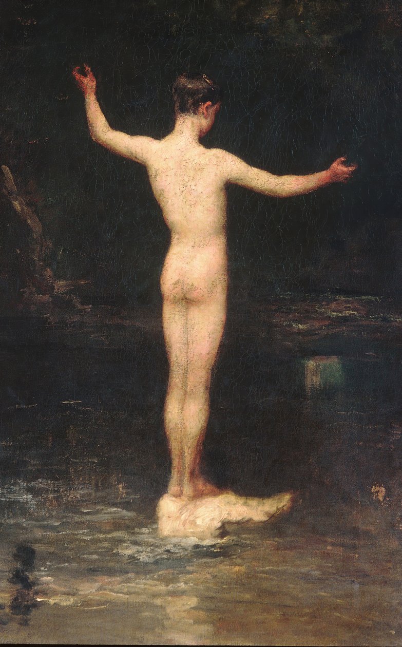 Kąpiący się, 1877. autorstwa William Morris Hunt