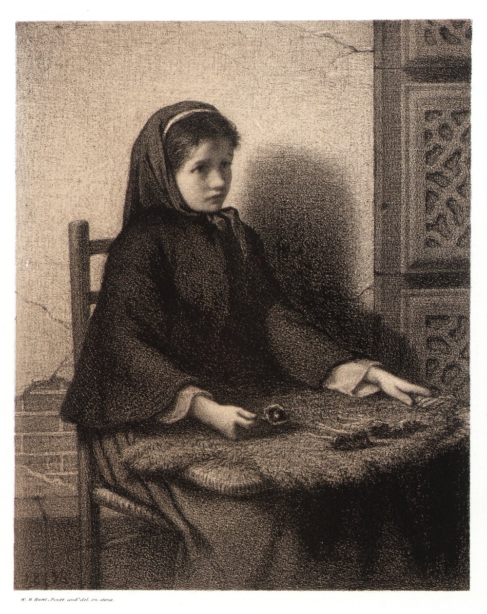 Violet Girl autorstwa William Morris Hunt