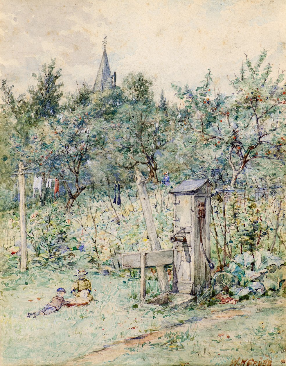 Nasz ogród z tyłu autorstwa William Mortimer Grubb