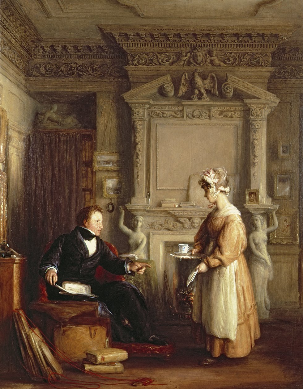 Kolekcjoner dzieł sztuki John Sheepschanks i służąca autorstwa William Mulready