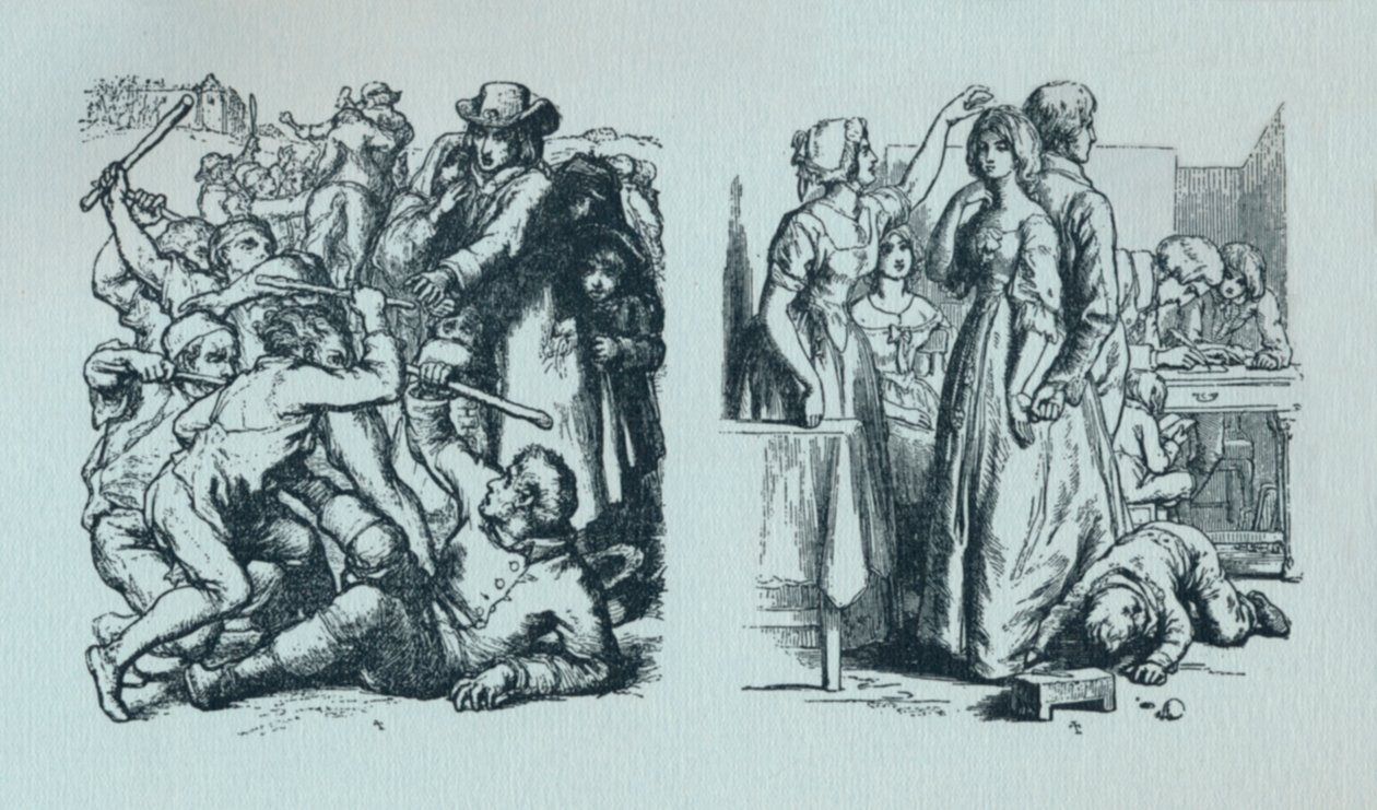 Ilustracje do The Vicar of Wakefield Goldsmith., c1800-1860, 1923 autorstwa William Mulready