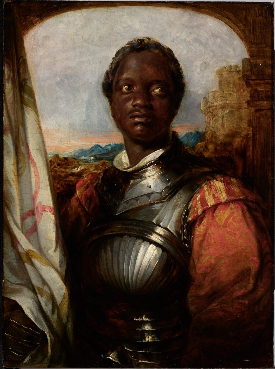 Ira Aldridge w roli Otella Szekspira autorstwa William Mulready