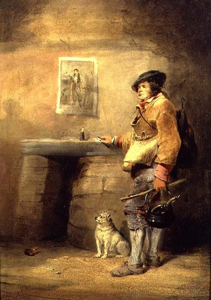 Irlandzki majsterkowicz autorstwa William Mulready
