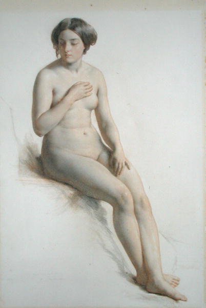 Nagie studium dziewczyny autorstwa William Mulready