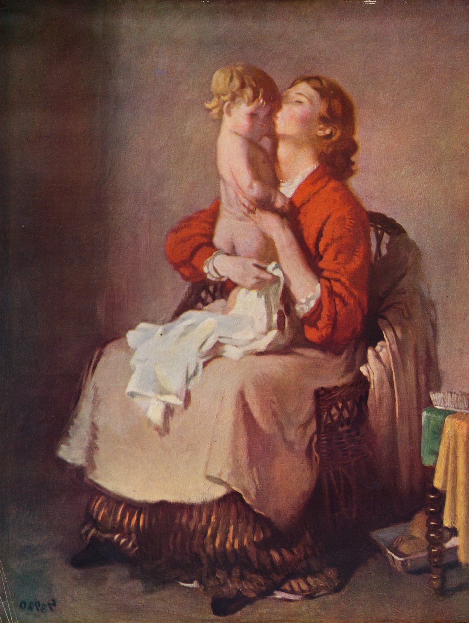 Lady Orpen i Dziecko, 1935 autorstwa William Newenham Montague Orpen