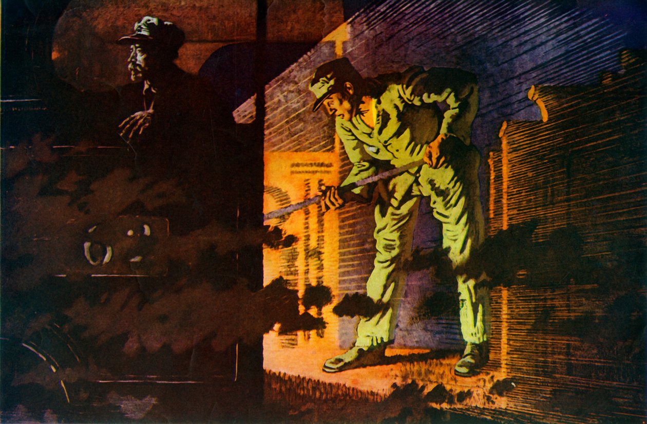 Nocne centrum handlowe, 1930. autorstwa William Newenham Montague Orpen