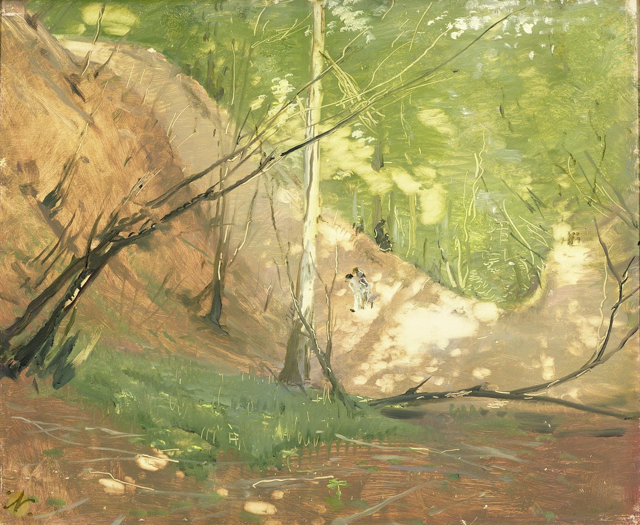 Polana w pobliżu Midhurst (olej na płótnie) autorstwa William Nicholson