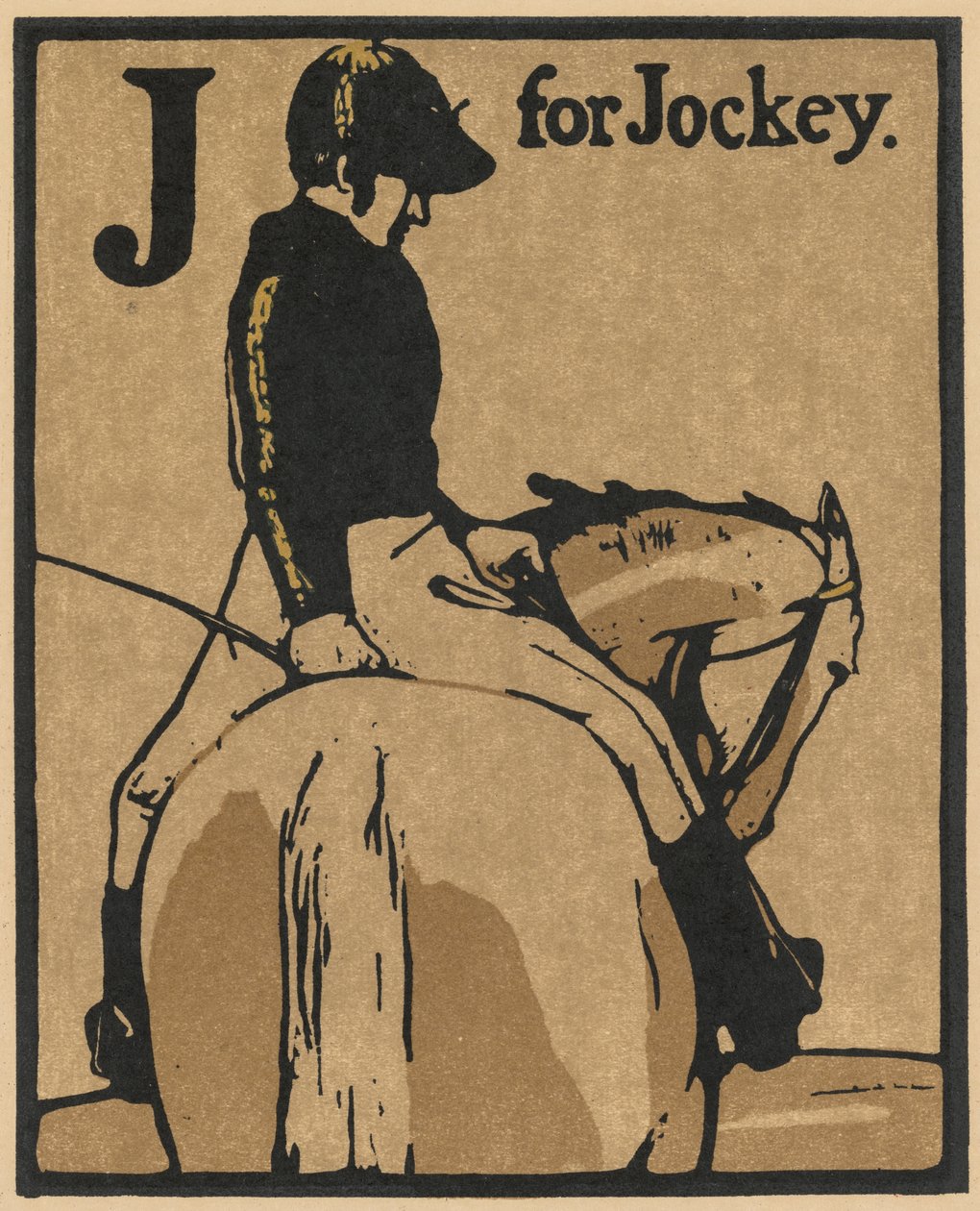 Almanach Dwunastu Sportów: J jak Jockey autorstwa William Nicholson