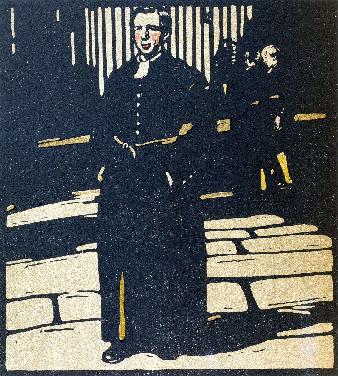 Bluecoat Boy, ilustracja z „London Types”, wyd. William Heinemann autorstwa William Nicholson
