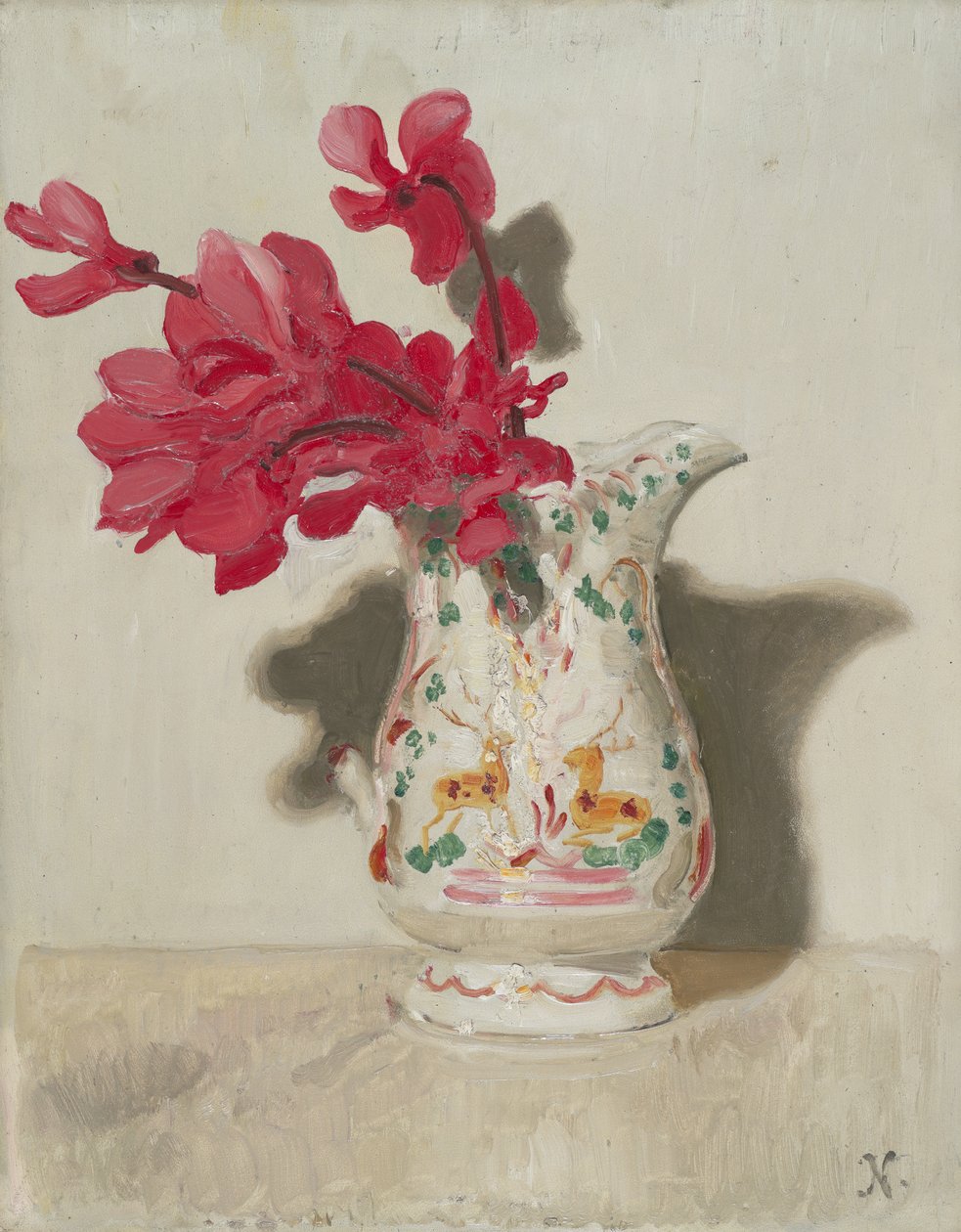 Cyklamen, c.1937 (olej na panelu) autorstwa William Nicholson