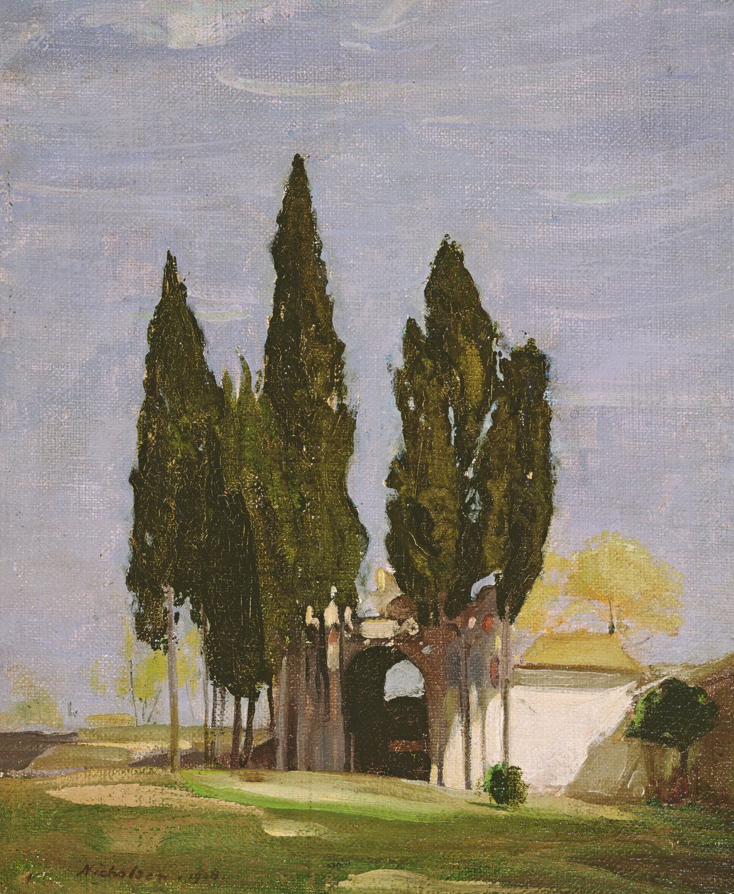 Cyprysy, Palatyn, Rzym autorstwa William Nicholson