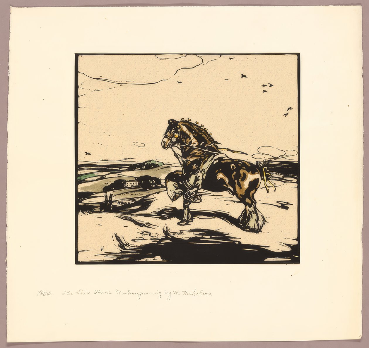 Das Shire Horse autorstwa William Nicholson