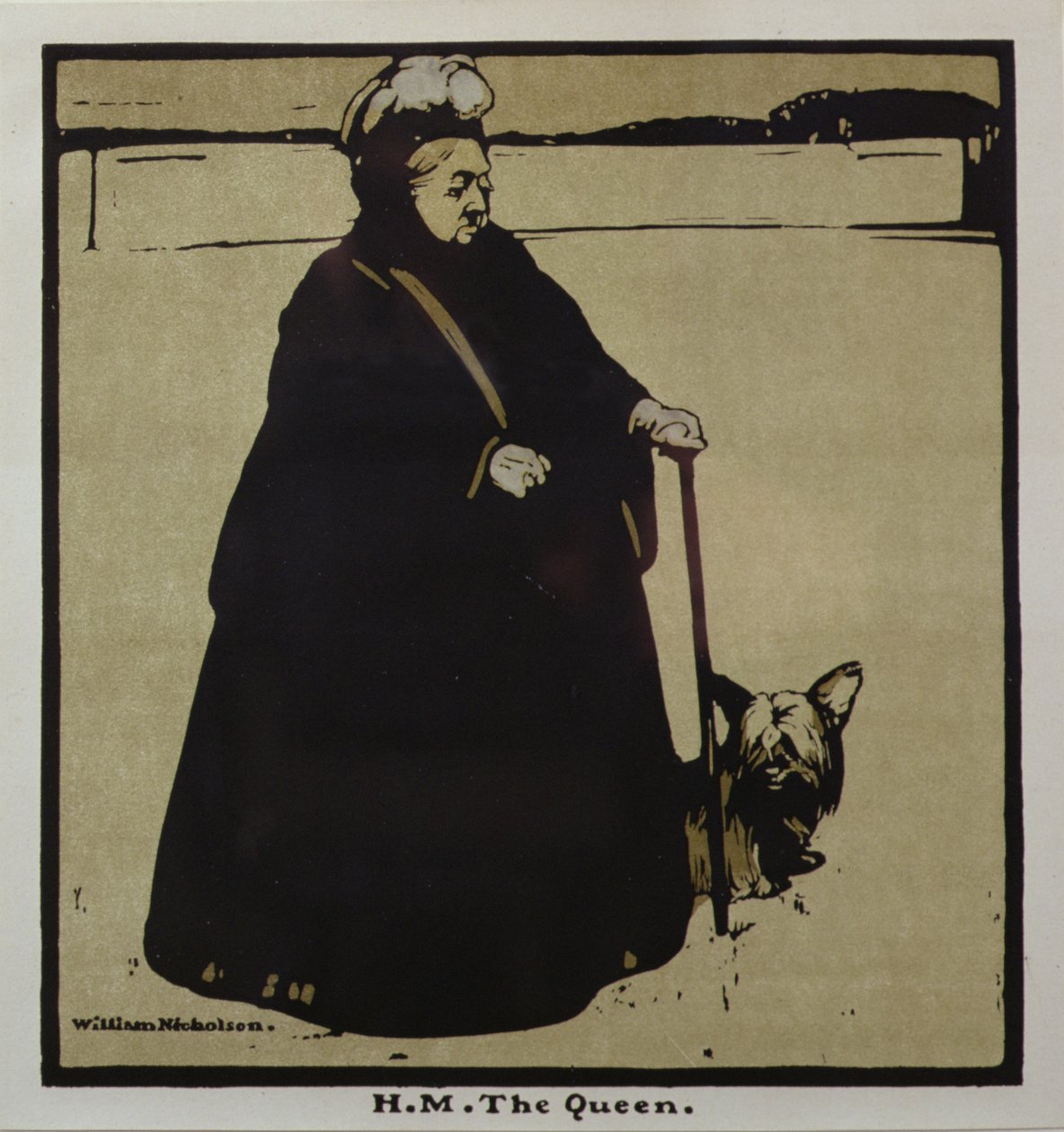 H.M. Królowa (kolor lito) autorstwa William Nicholson