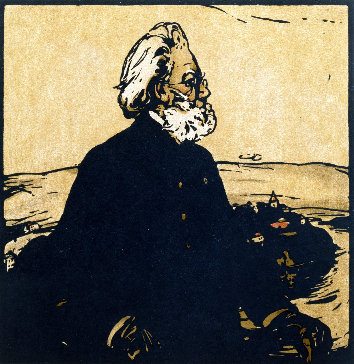 Henrik Ibsen, z „Dwanaście portretów – seria druga”, po raz pierwszy opublikowane przez Williama Heinemanna autorstwa William Nicholson