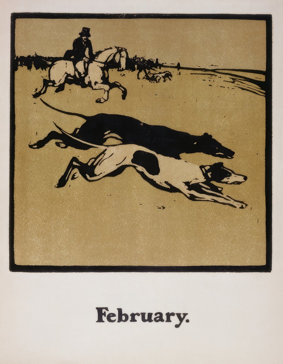 Poluj konno autorstwa William Nicholson