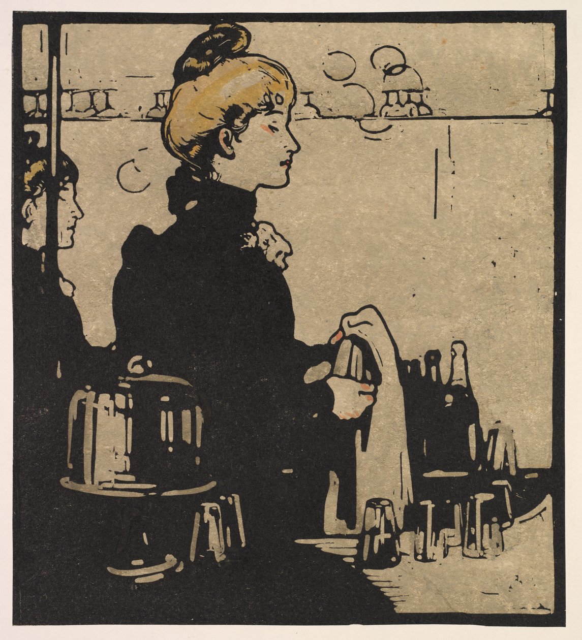 Londyn Typy: Barmanka autorstwa William Nicholson