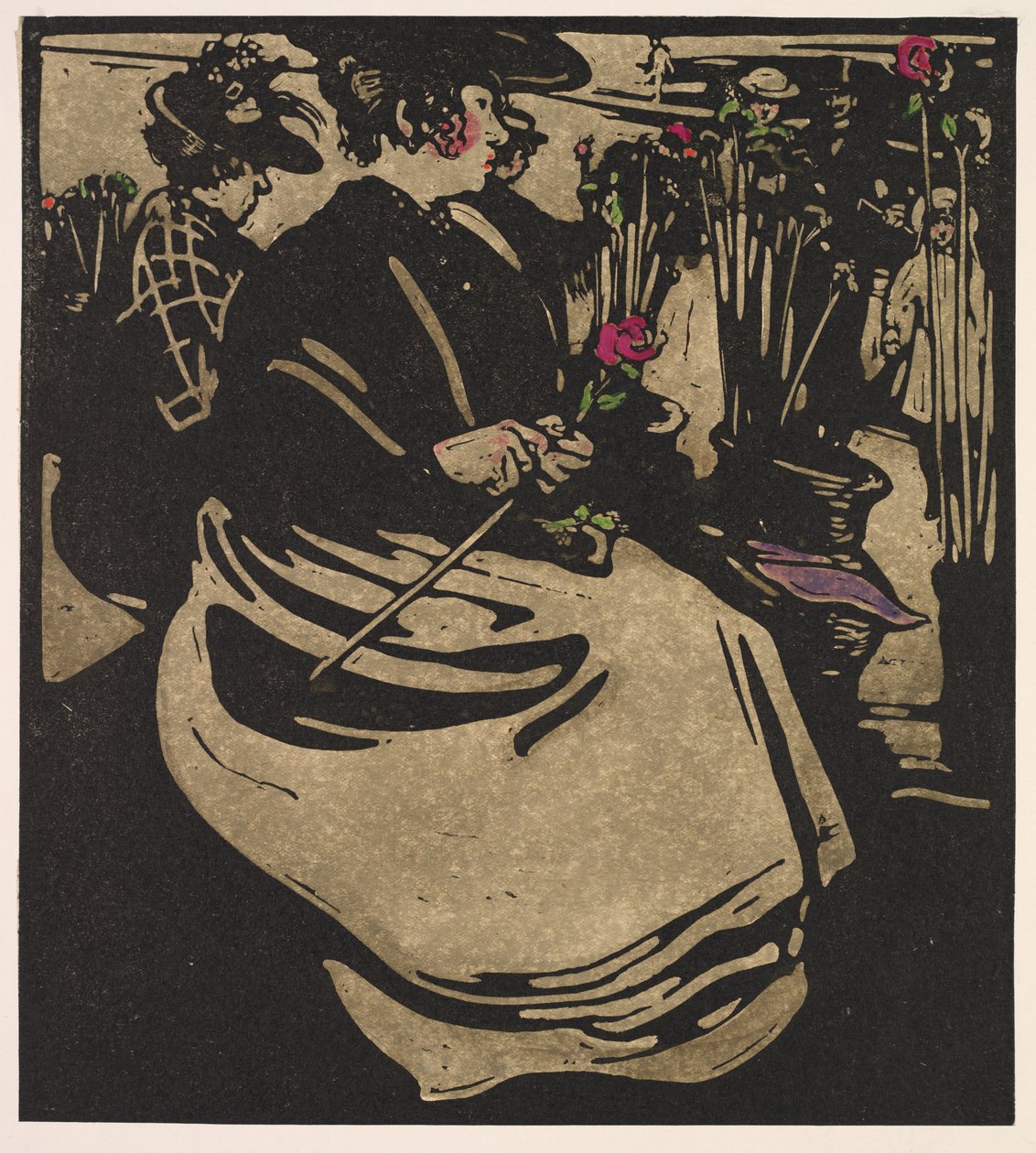 Typy londyńskie: Flower Girl autorstwa William Nicholson