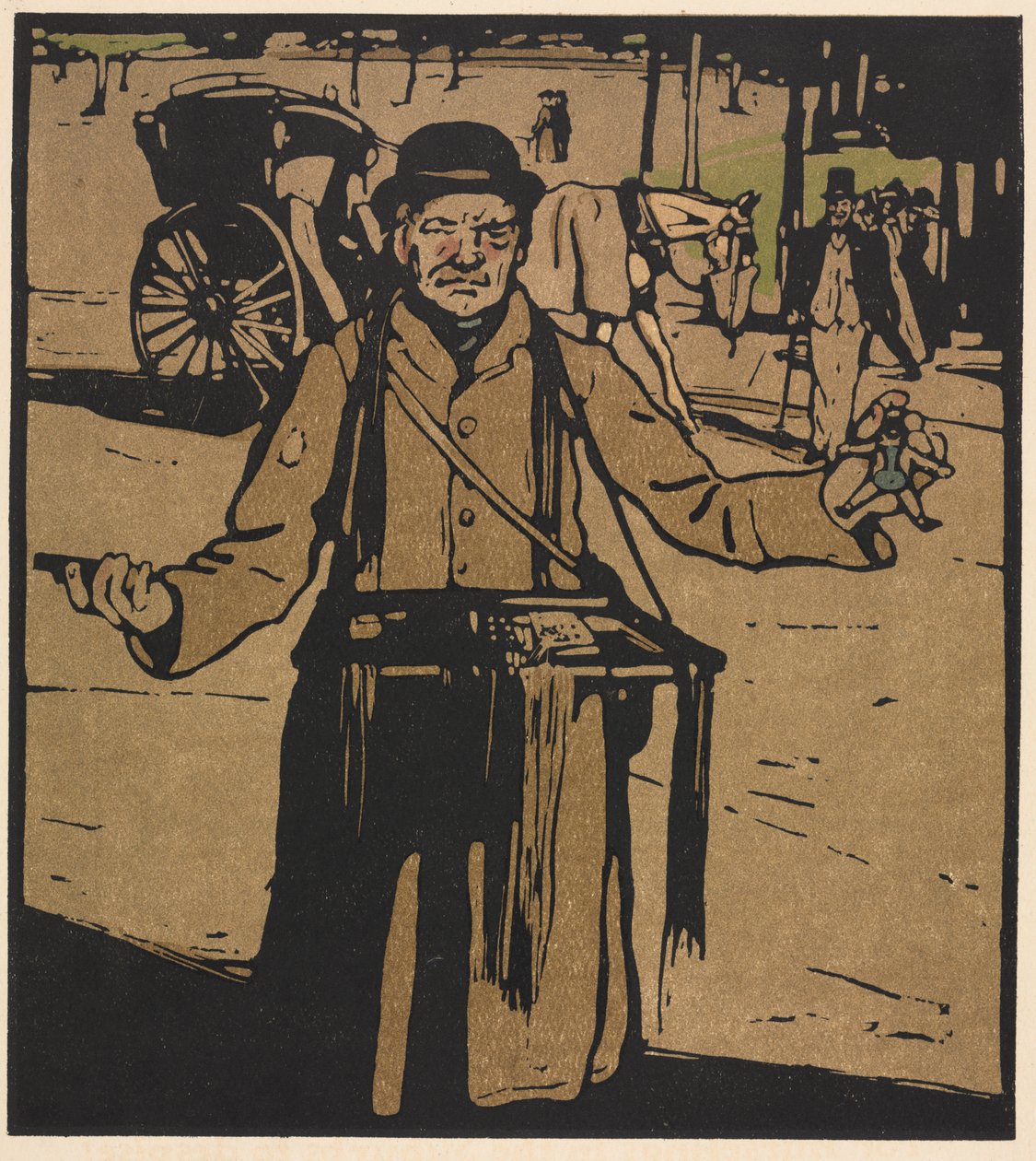 Typy londyńskie: Hawker autorstwa William Nicholson