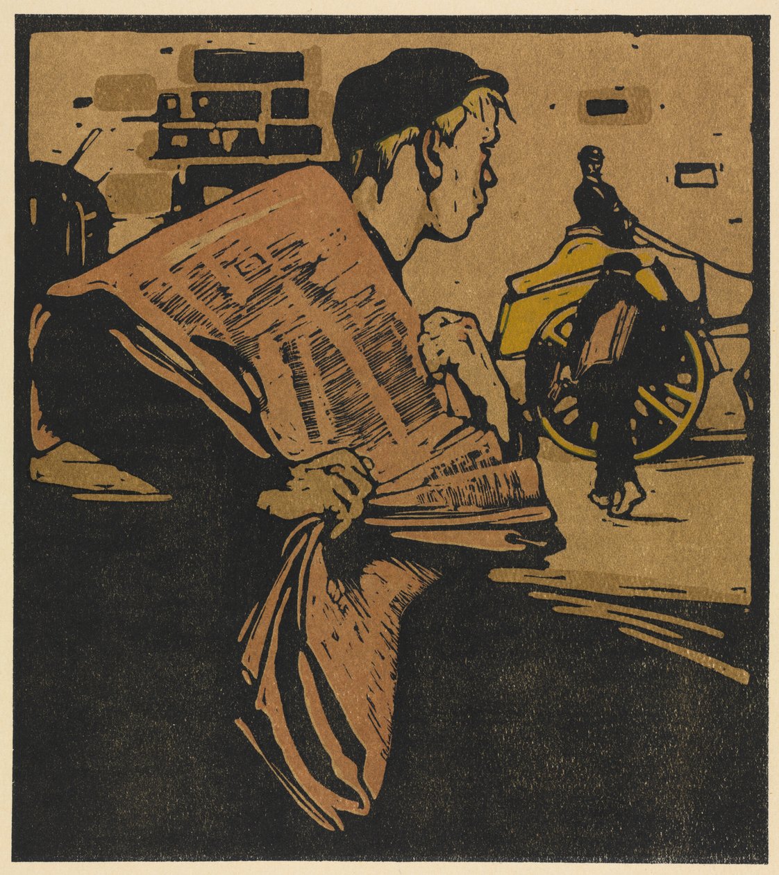 Typy londyńskie: Gazeta Boy autorstwa William Nicholson