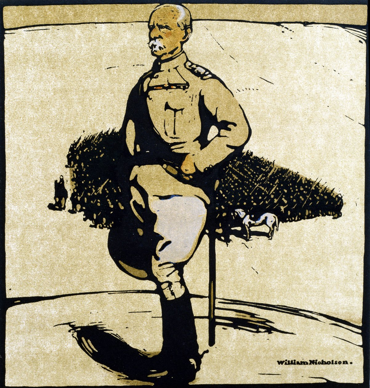 Lord Roberts, z „Dwunastu portretów”, po raz pierwszy opublikowane przez Williama Heinemanna autorstwa William Nicholson