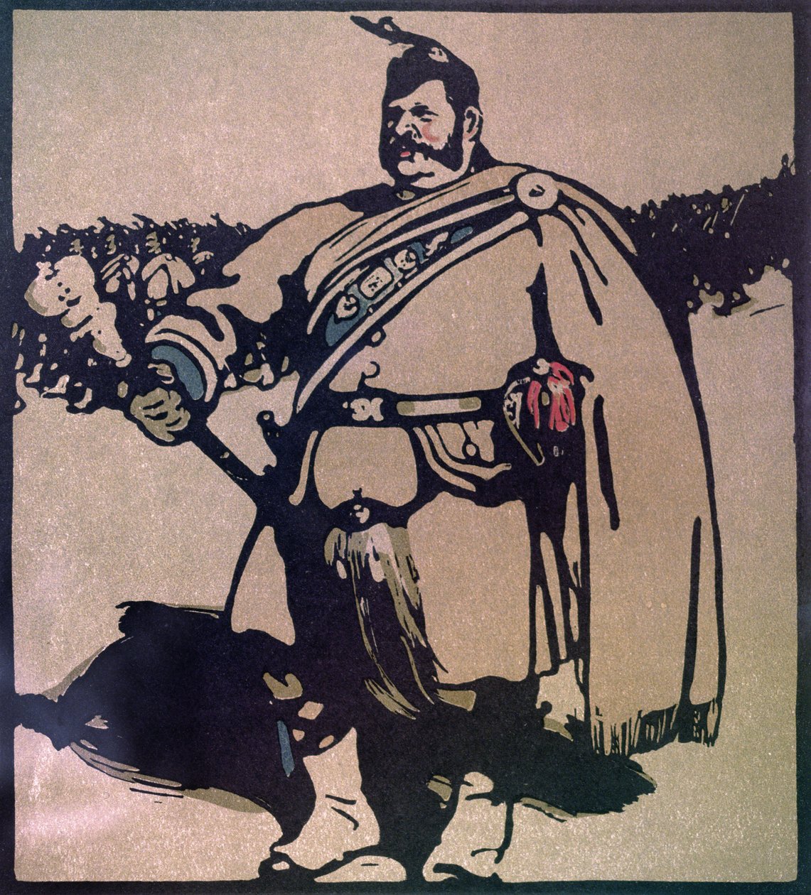 Major z „London Types” wydanego przez Williama Heinemanna autorstwa William Nicholson