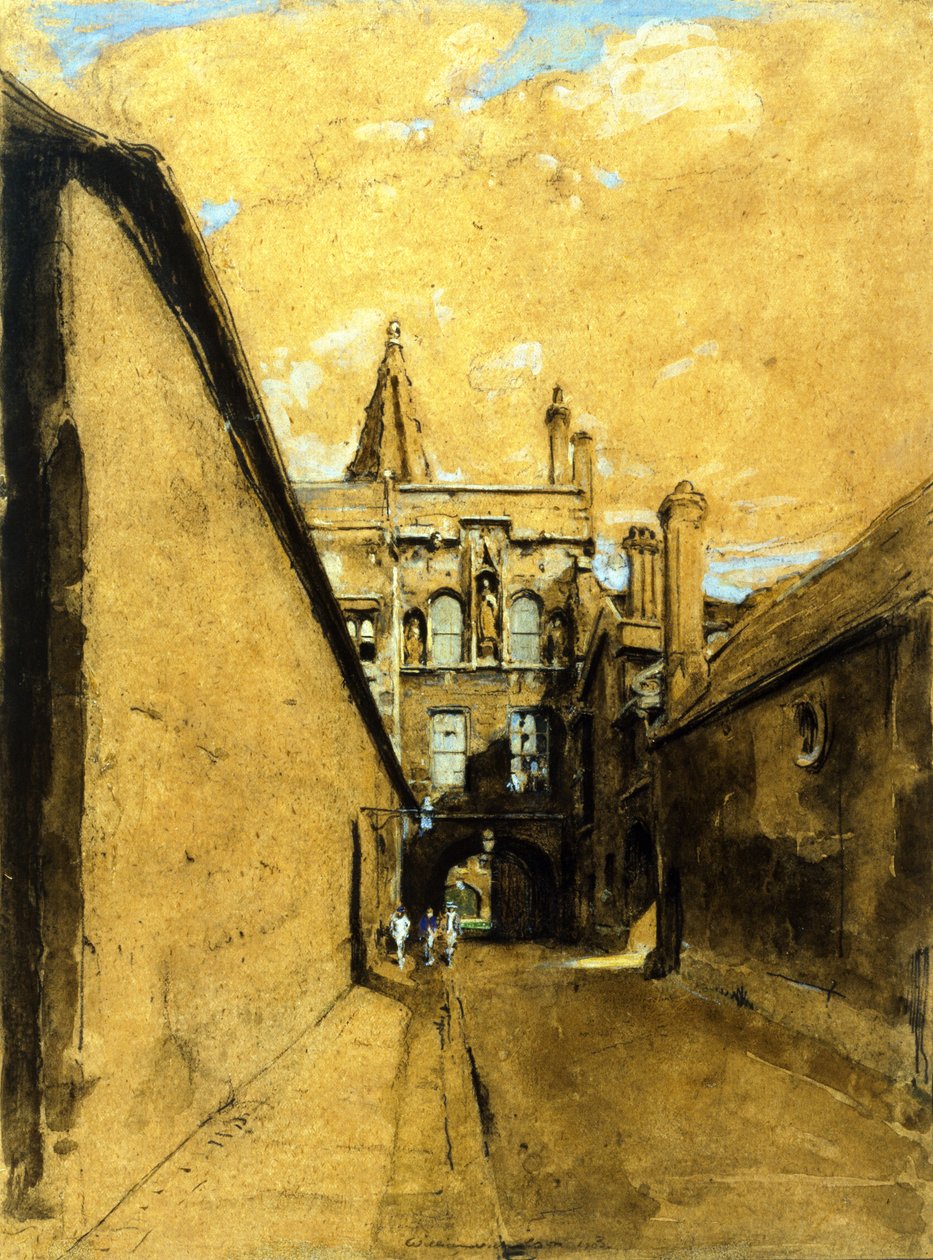Brama New College Lane autorstwa William Nicholson