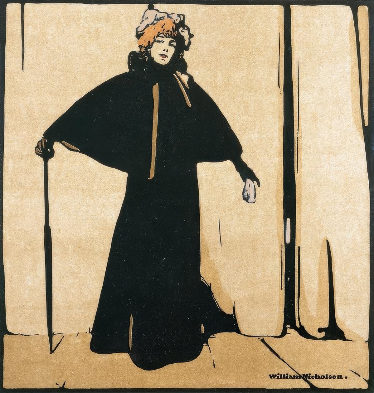 Portret Sary Bernhardt autorstwa William Nicholson