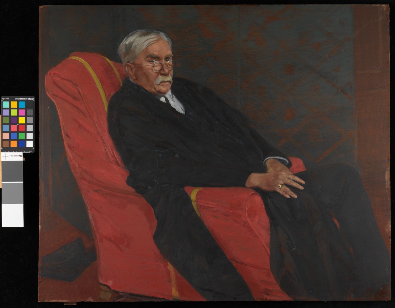 Portret dr AC Benson autorstwa William Nicholson