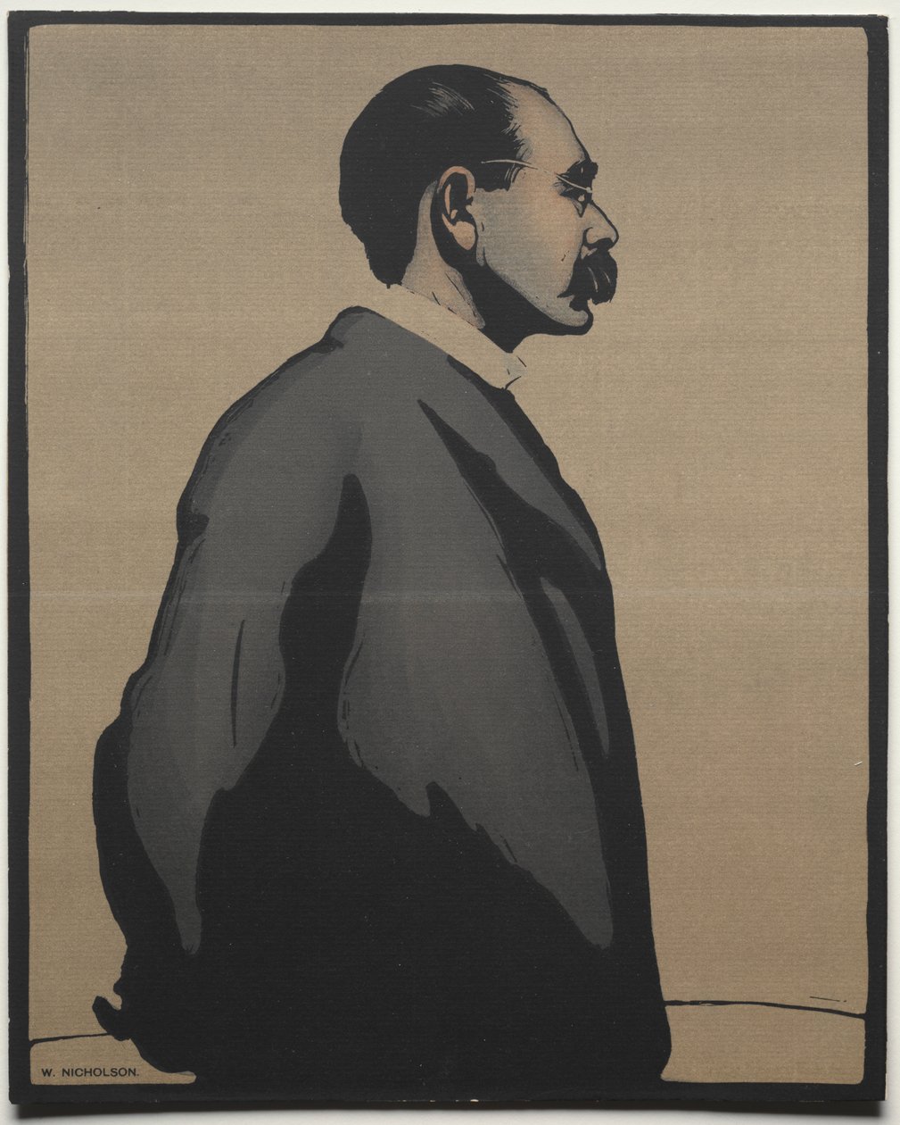 Rudyard Kipling autorstwa William Nicholson