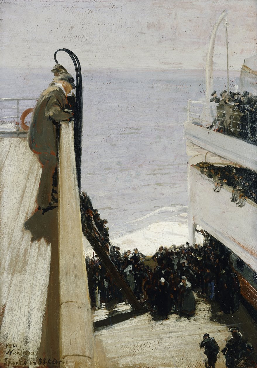 Sport na S.S. Cedric autorstwa William Nicholson