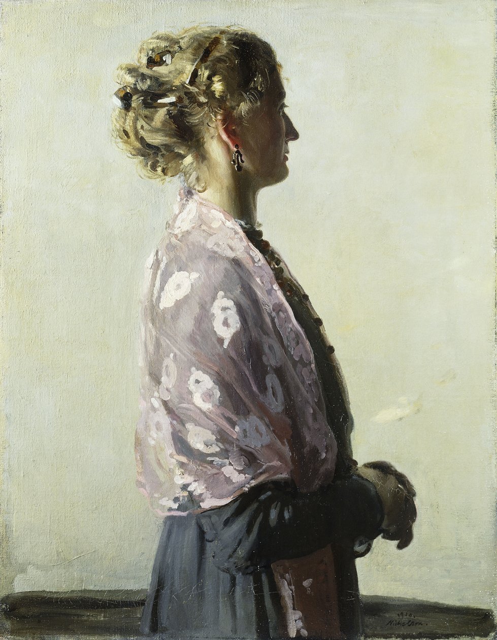 Dama w czerni autorstwa William Nicholson