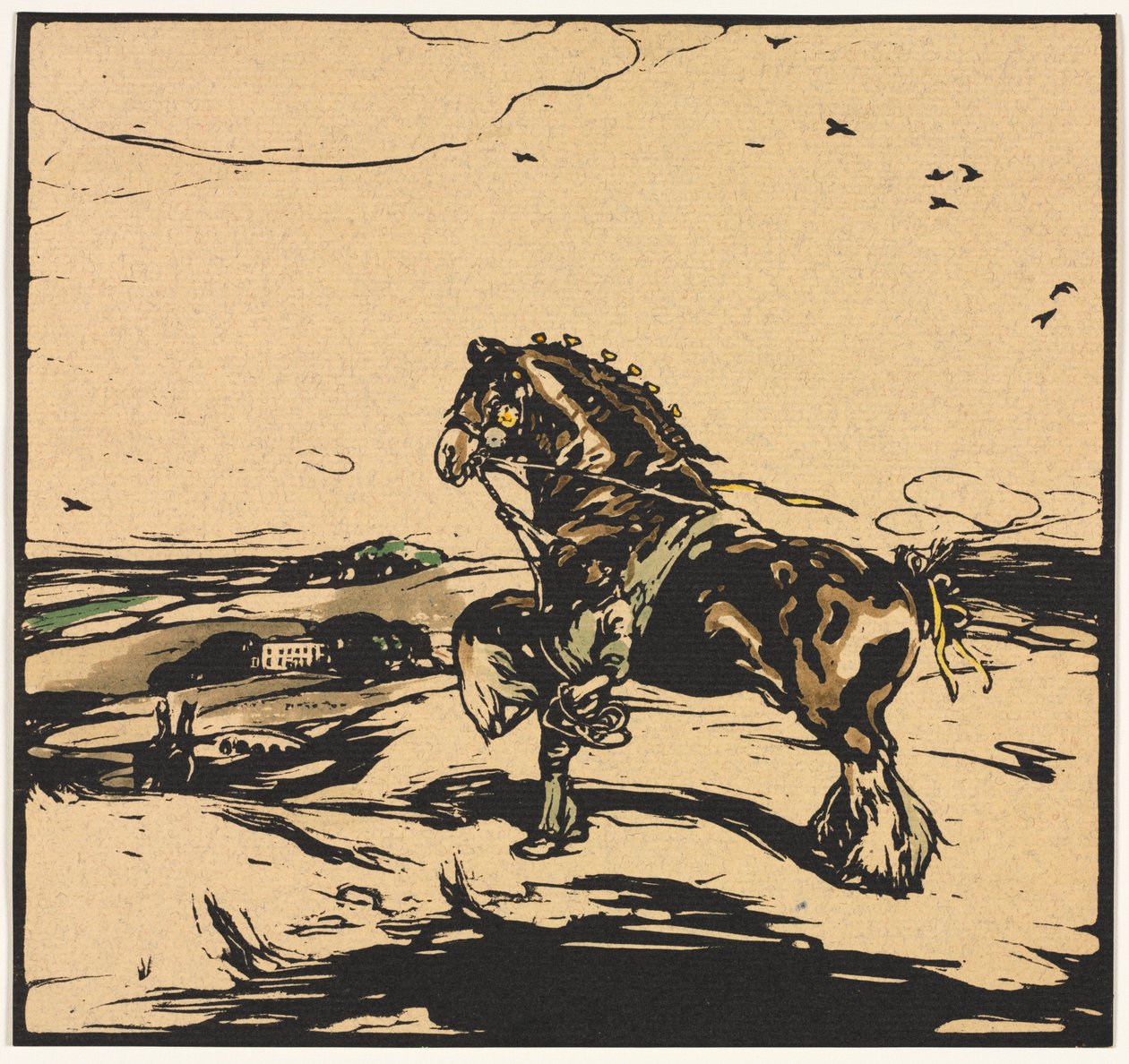 Shire Horse autorstwa William Nicholson