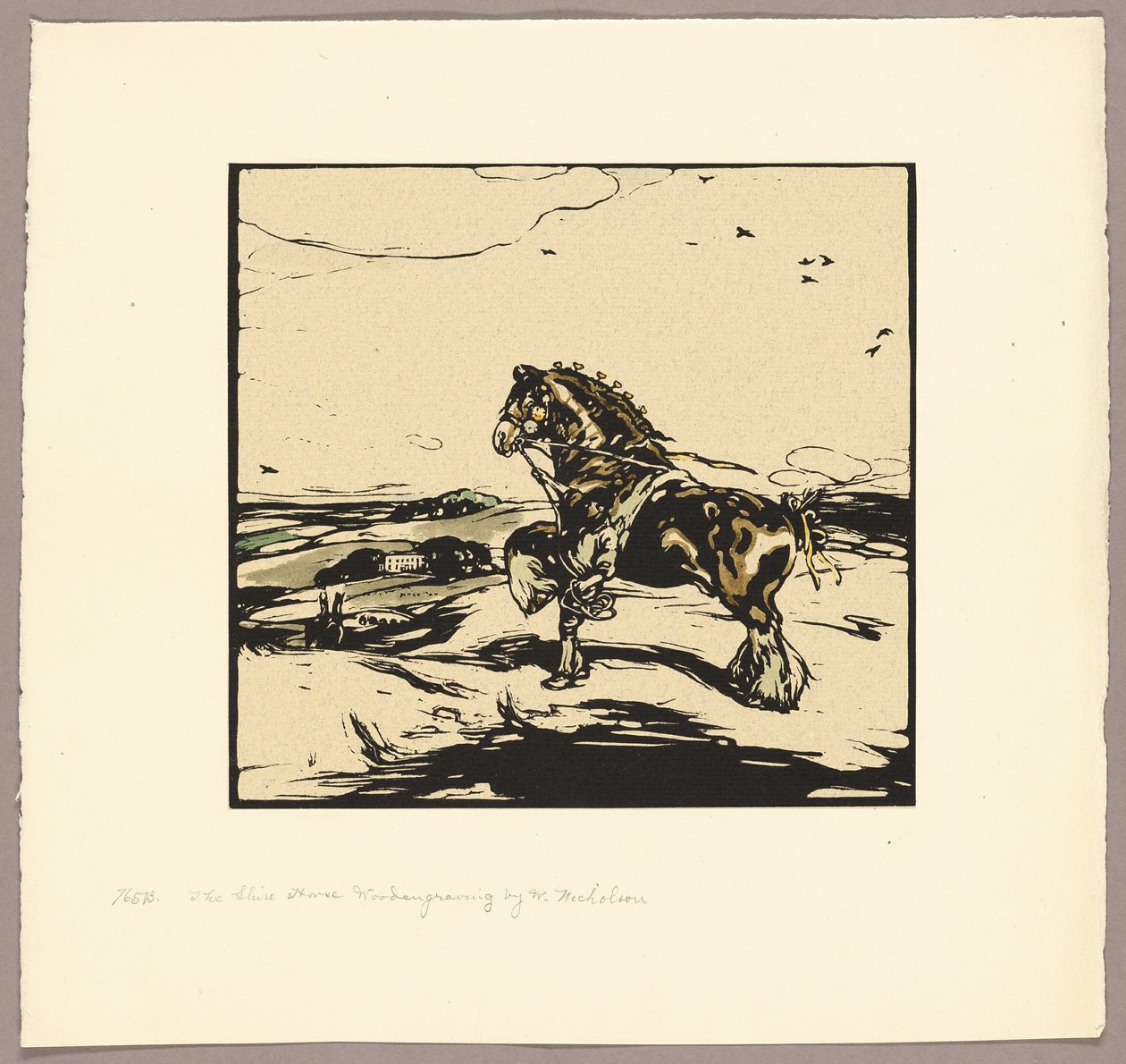 Koń rasy Shire autorstwa William Nicholson