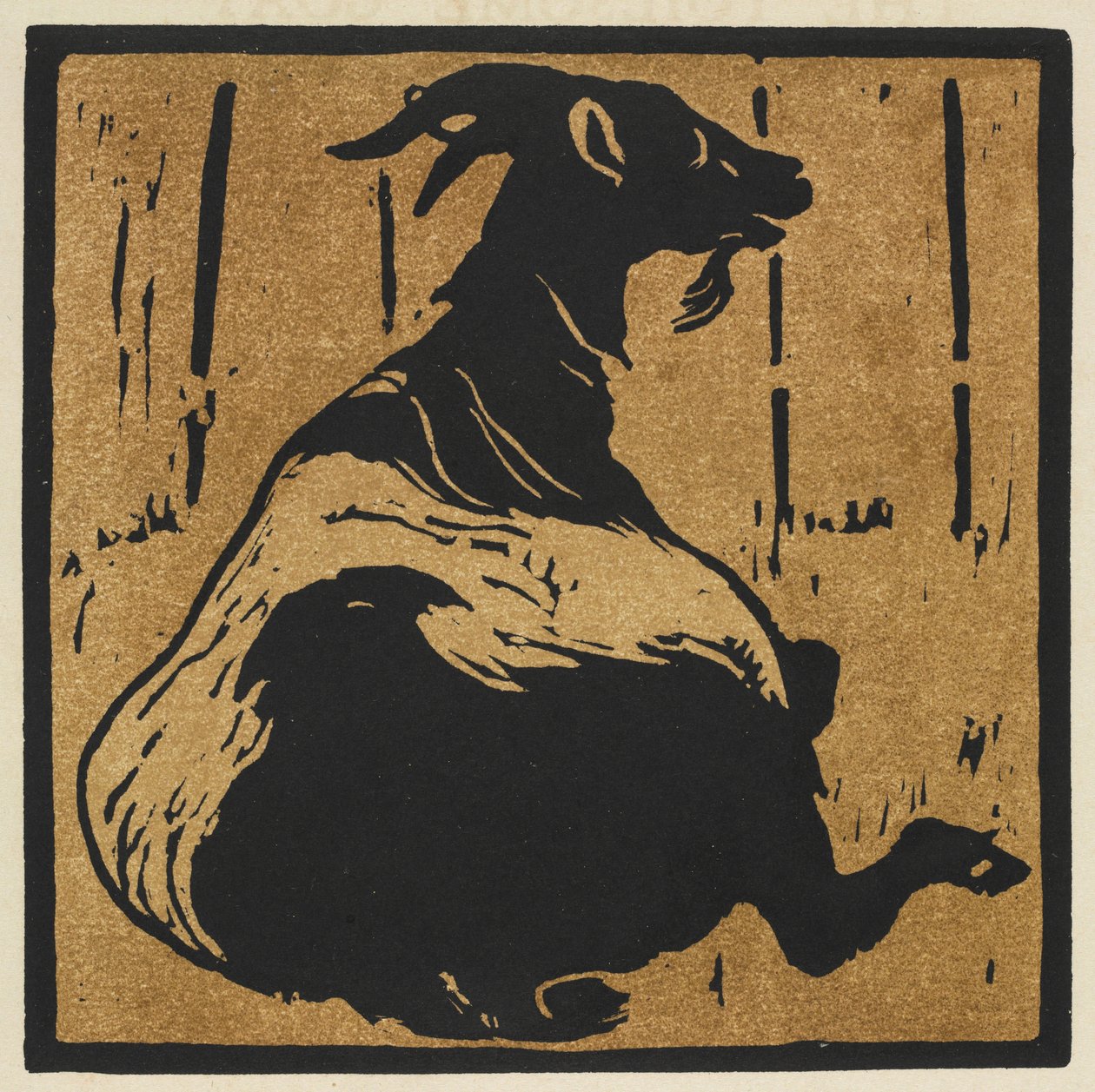 Kwadratowa księga zwierząt: pracowita koza autorstwa William Nicholson