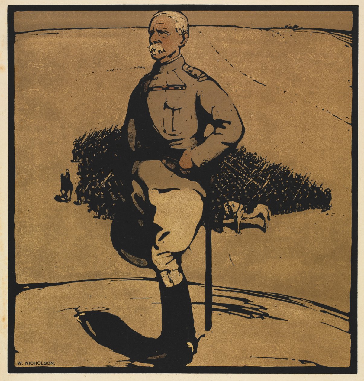 Dwanaście portretów: Lord Roberts autorstwa William Nicholson