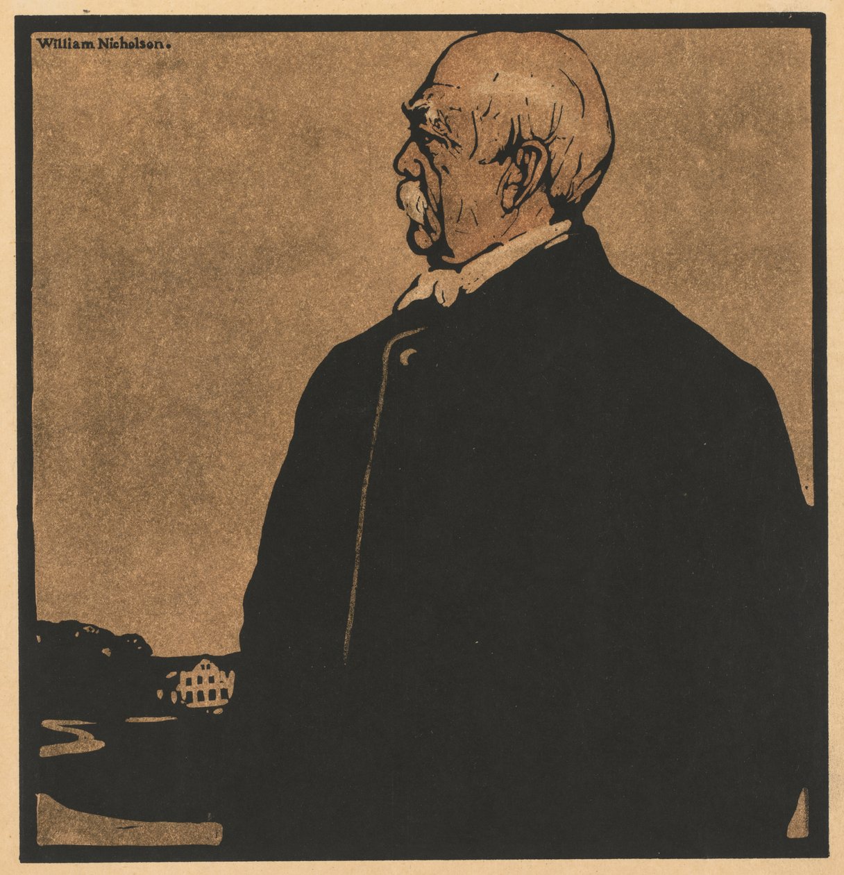 Dwanaście portretów: Książę Bismark autorstwa William Nicholson