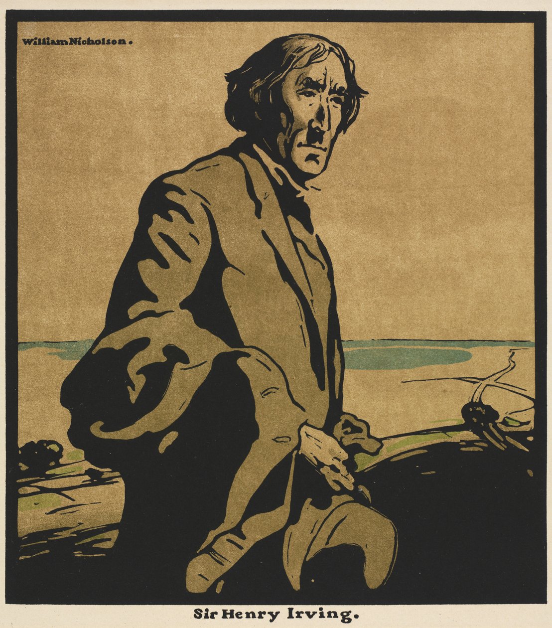 Dwanaście portretów: Sir Henry Irving autorstwa William Nicholson