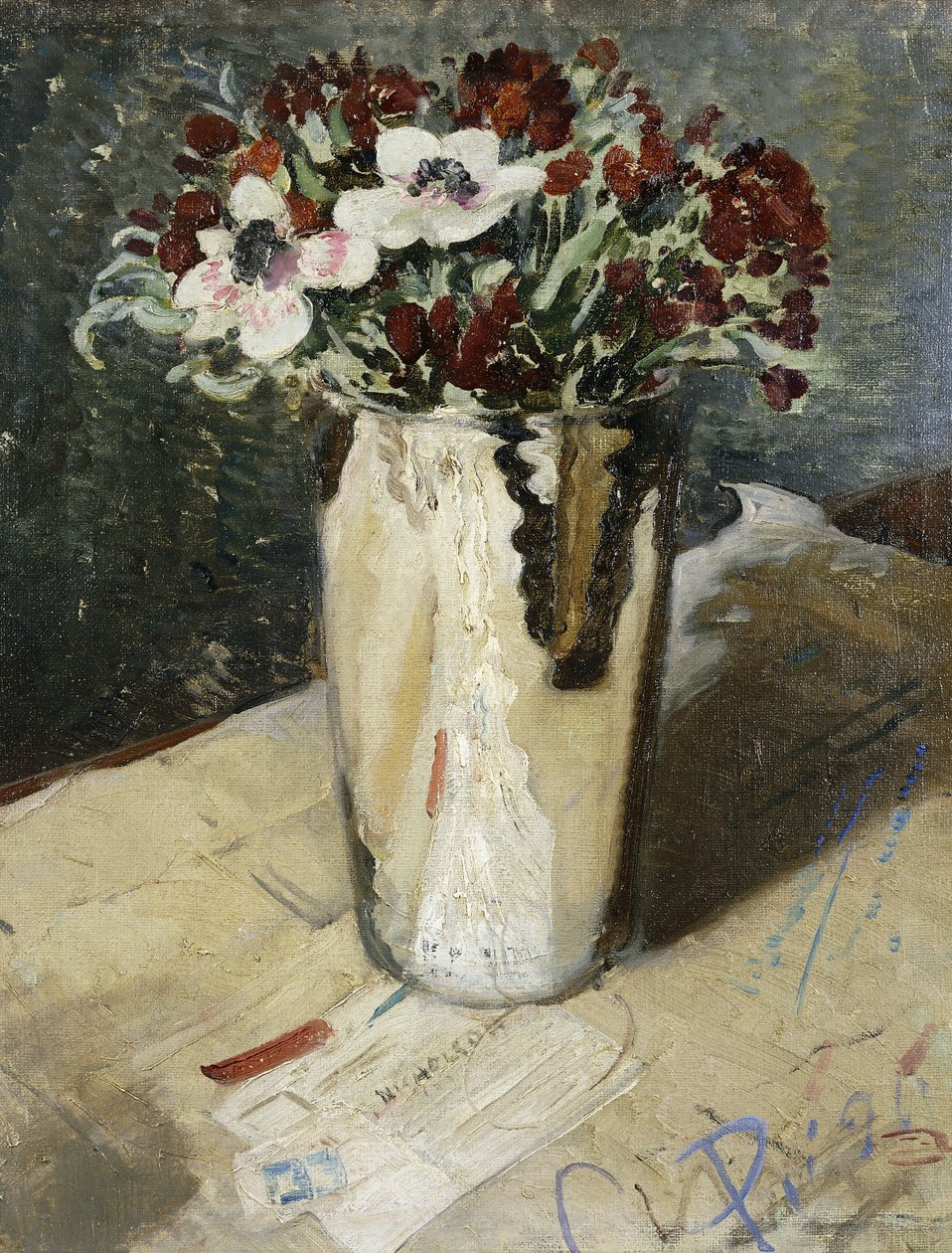 Kwiaty i zawilce autorstwa William Nicholson