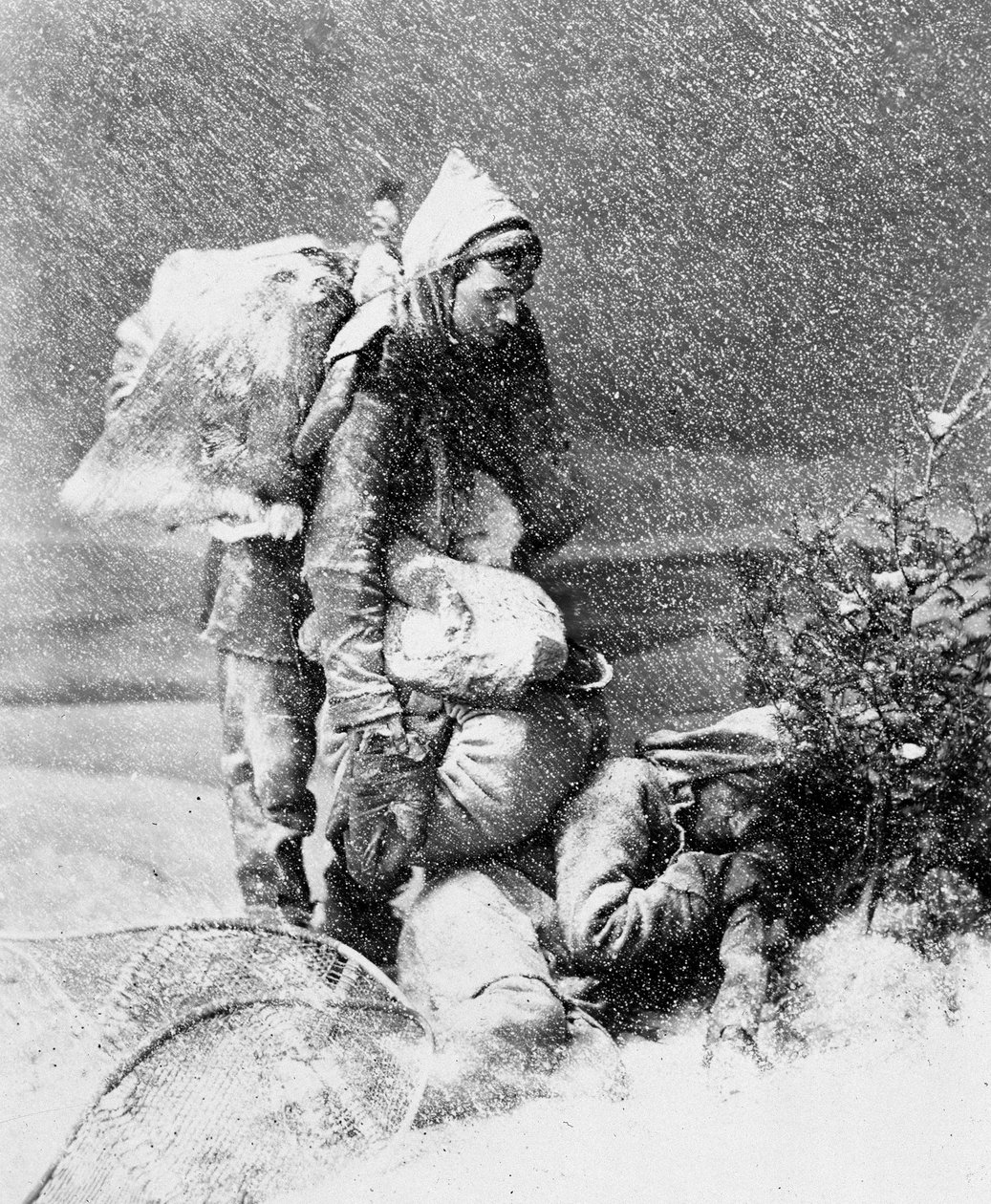 Życie trapera w Kanadzie, fot. Nottman, ok. 1890 r. autorstwa William Notman