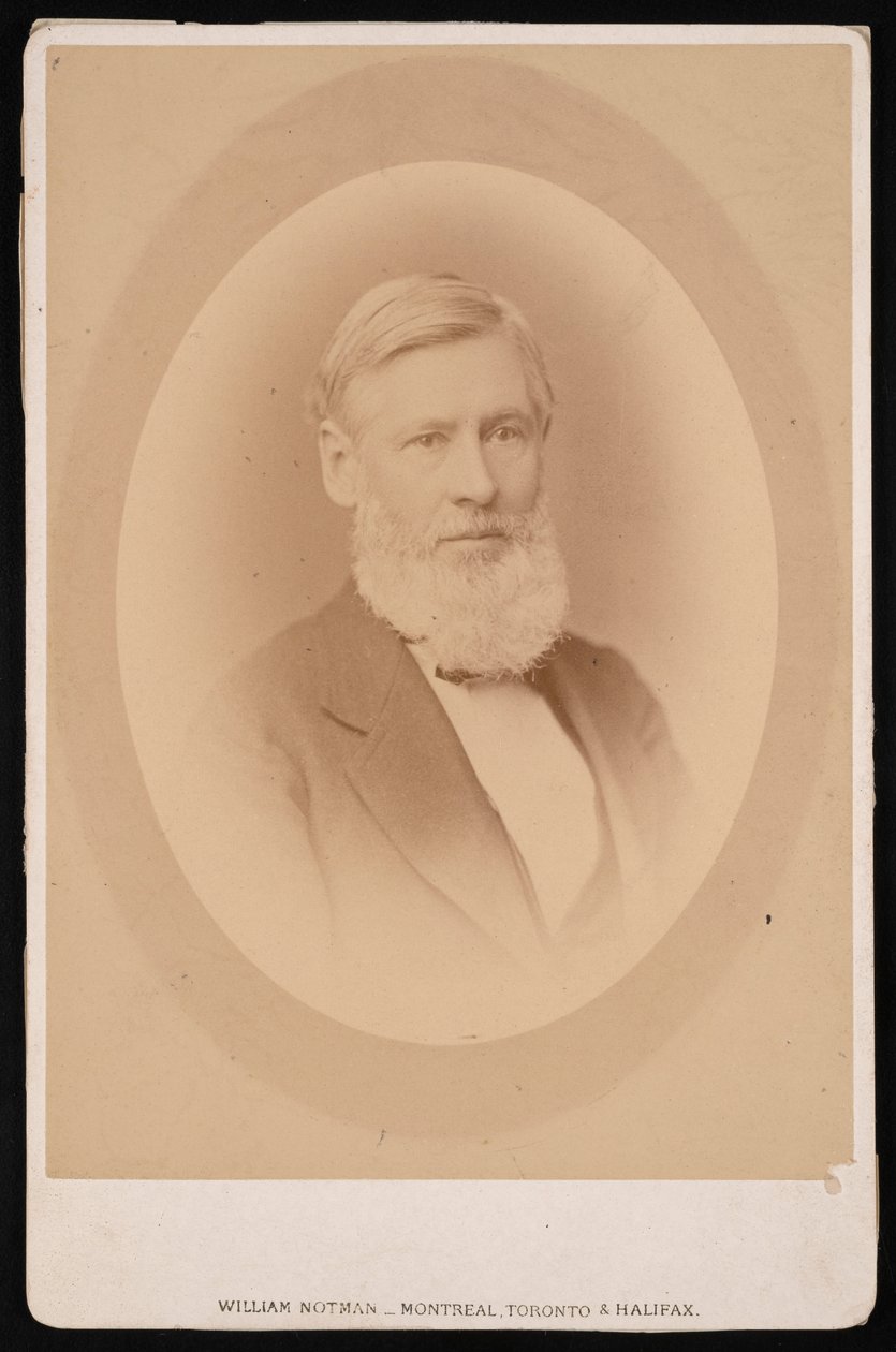 Portret Asy Grey 1810-1888, przed 1876 rokiem. autorstwa William Notman