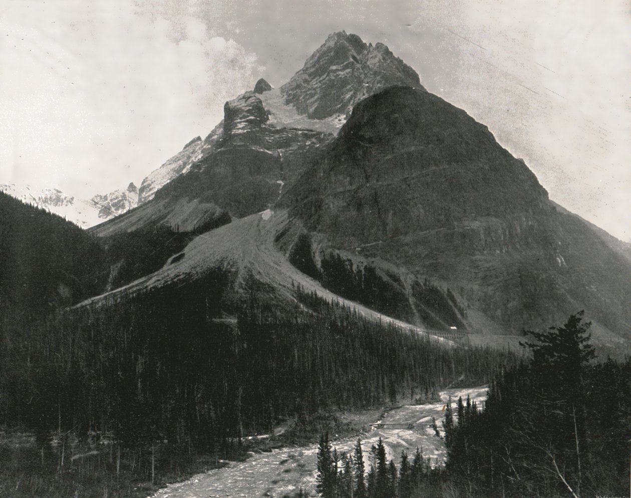 Góry Skaliste: Mount Stephen, Kanada, 1895. autorstwa William Notman and Son