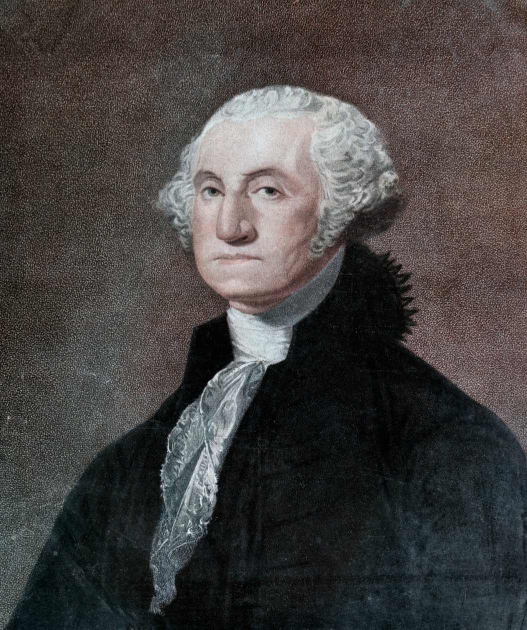 George Washington, pierwszy prezydent Stanów Zjednoczonych, ok. 1798 1912. autorstwa William Nutter