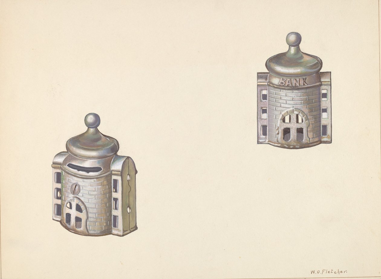 Bizantyjska Kopuła Monet Bank, ok. 1930 r. 1938. autorstwa William O. Fletcher