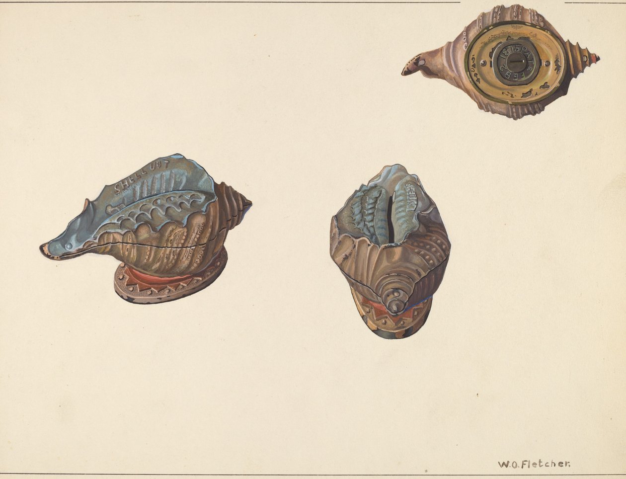 Shell Out Bank, c. 1938. autorstwa William O. Fletcher